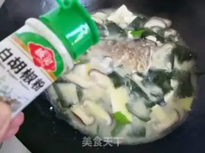 Make The dress and the tofu mushrooms and fishtails step 15