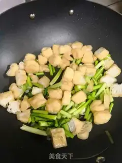 Make The soy tofu garlic step 2