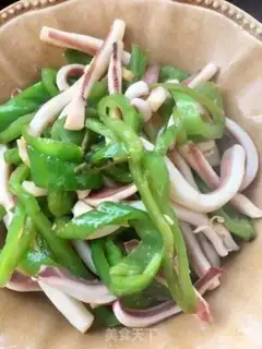 Make Pelican pepper squid step 16