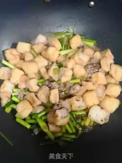 Make The soy tofu garlic step 4