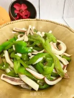 Make Pelican pepper squid step 17