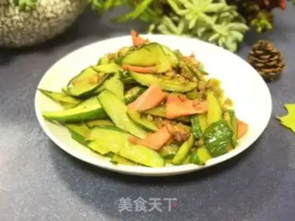 Make Meat and cucumber step 5