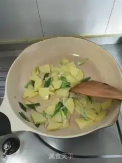 Make Potato fried broccoli step 8