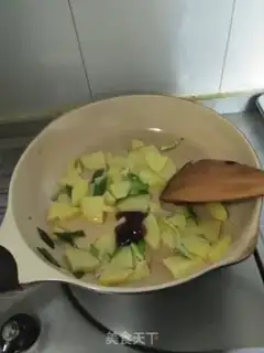 Make Potato fried broccoli step 9