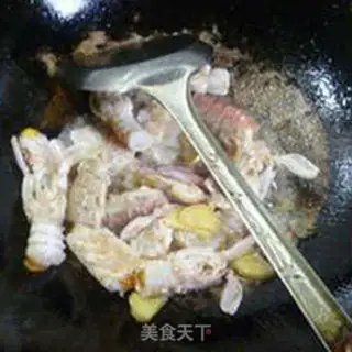 Make Shrimp fried doll food step 8