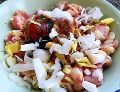 Make Scattered palm step 1