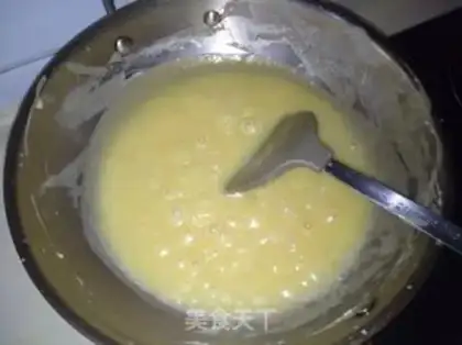 Make Bardan coconut milk step 1