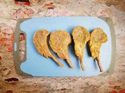 Make The lamb chop step 7