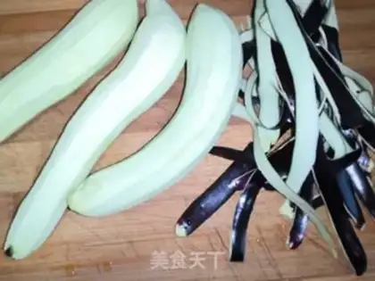 Make Sugar and eggplant step 1