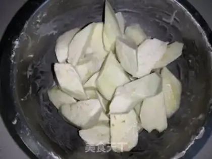 Make Sugar and eggplant step 3