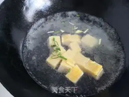 Make Little cabbage tofu shrimp soup step 5