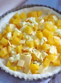 Make Peach cheese pizza step 8