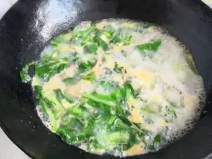 Make Little cabbage tofu shrimp soup step 9