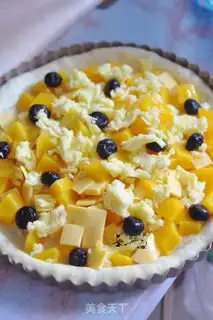 Make Peach cheese pizza step 9