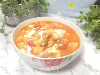 Make Tomato tofu soup step 7