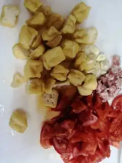 Make Soy sauce, tofu, guacamole step 0