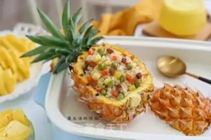 Make Pineapple rice step 7