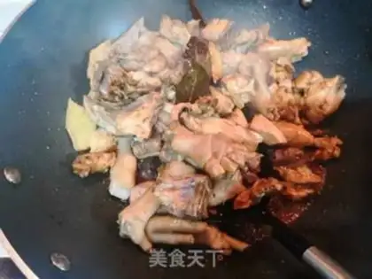 Make The mushroom chicken step 4