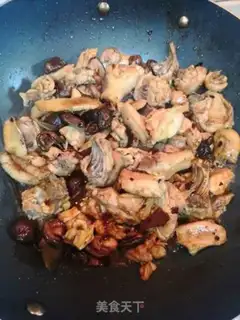 Make The mushroom chicken step 6