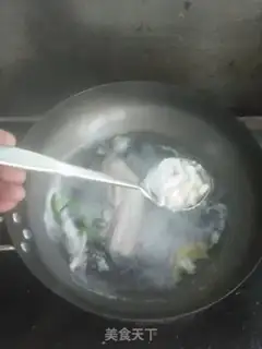 Make Garlic white meat step 1