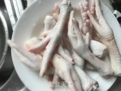 Make Mustard chicken claws step 1