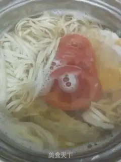 Make Egg clean noodles step 7