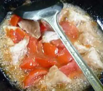 Make Tomato fried the lake step 11