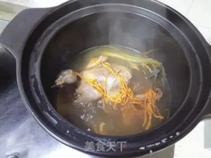 Make Worm grass and pigeon soup step 9