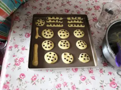 Make Vanilla chocolate beans step 4