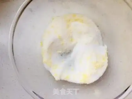 Make Red velvet lemon Madeleine step 0