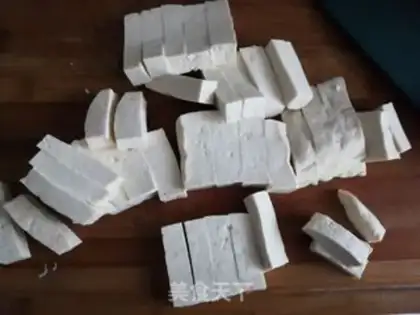 Make Coke tofu step 1