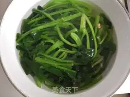 Make Vegetable spinach step 7