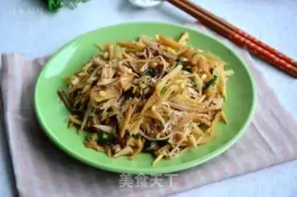 Make Garlic mackerel with golden needles step 6