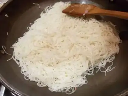 Make I used to make rice powder step 7