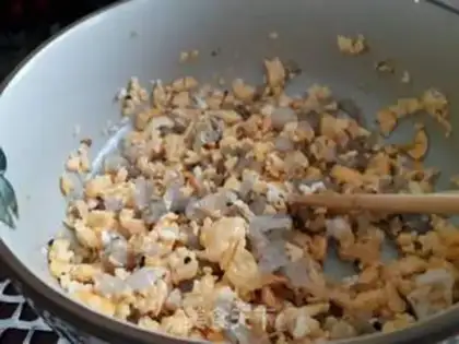 Make Cream egg dumplings step 4