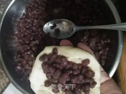 Make Homemade red bean bread step 2