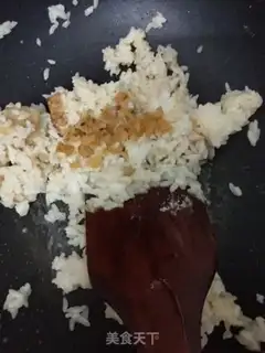 Make radish and rice step 1