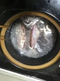 Make The white squid step 4
