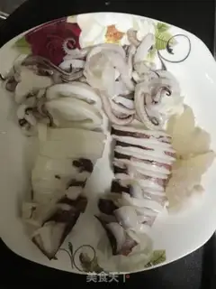 Make The white squid step 5