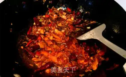 Make Homemade red oil hot step 3