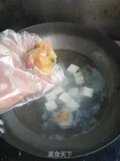 Make Chickenball tofu soup step 7