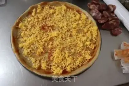 Make A tuna salami coarse pizza step 14