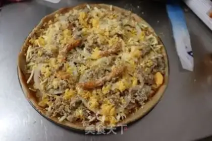 Make A tuna salami coarse pizza step 16