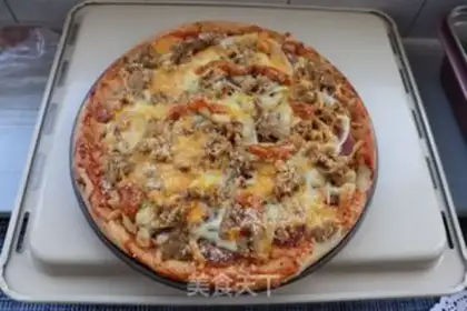 Make A tuna salami coarse pizza step 19