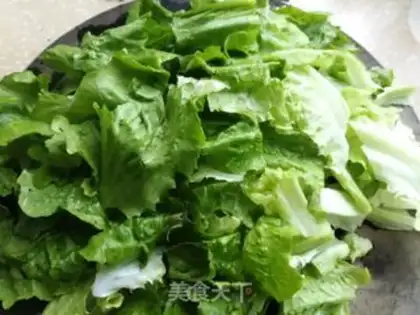 Make Garlic lettuce step 1