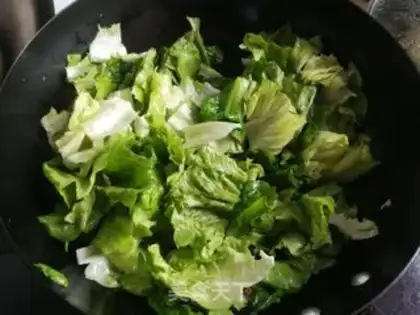 Make Garlic lettuce step 4