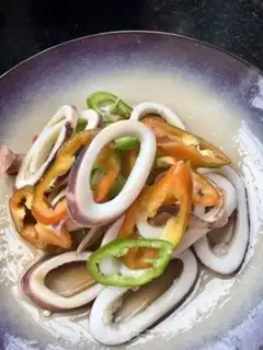 Make Chili with squid step 8