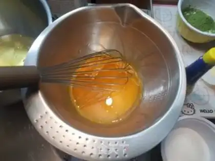 Make A tea and bean roll step 2