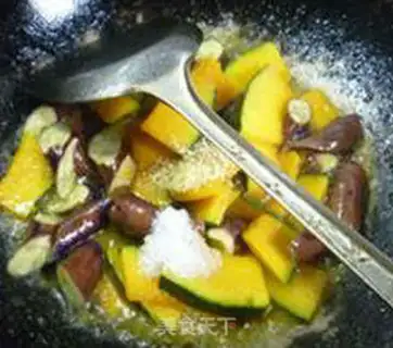 Make Cheese fried Japanese pumpkins step 9