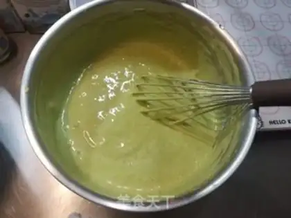 Make A tea and bean roll step 7